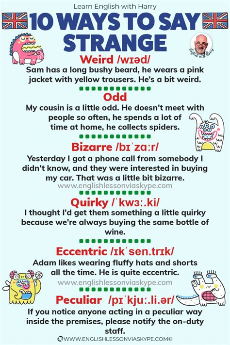 strange in English .